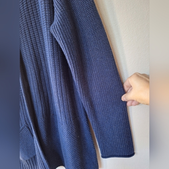 Habitat Womens Blue Button Front Cardigan Sweater Size S - Picture 3 of 7